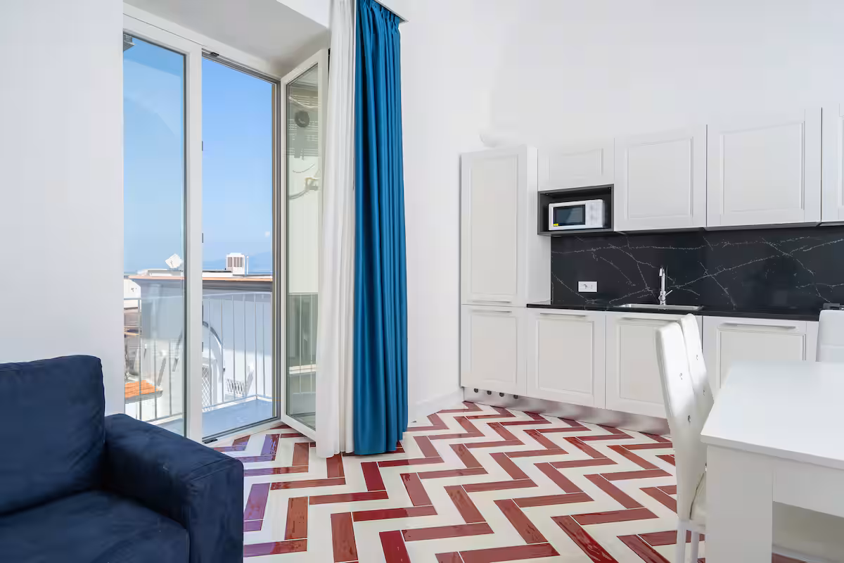 Terrazzo panoramico condiviso - Vista mare